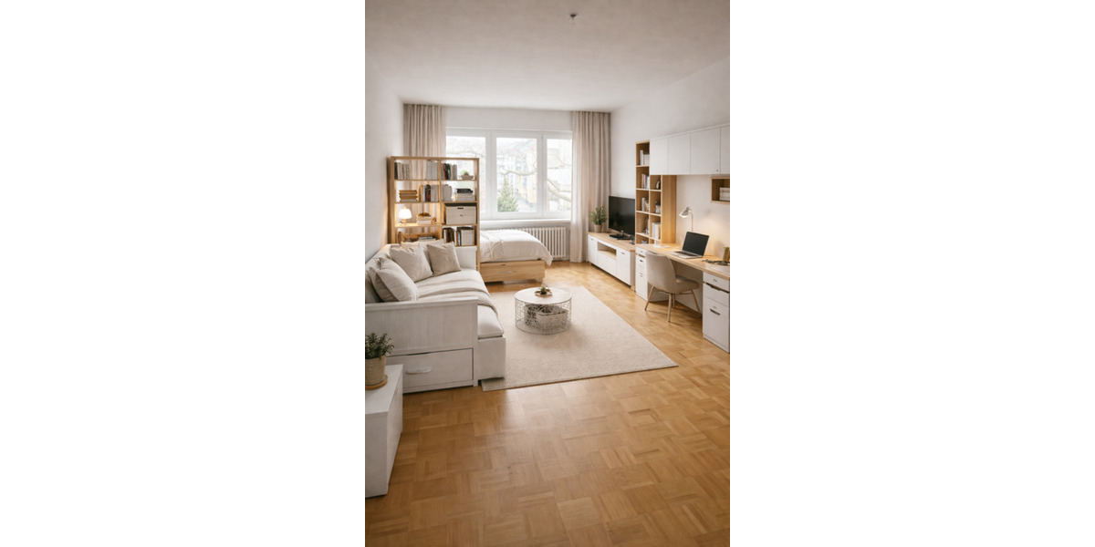 Etagenwohnung Wolfsburg Alt-Wolfsburg - 1 Zimmer, 34 m&sup2;, 600&euro; | Angebot:25158704