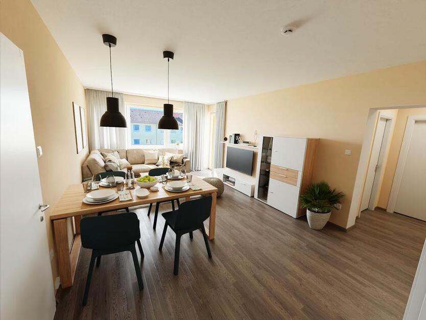 Gut aufgeteilte 3-Zimmer-Wohnung!