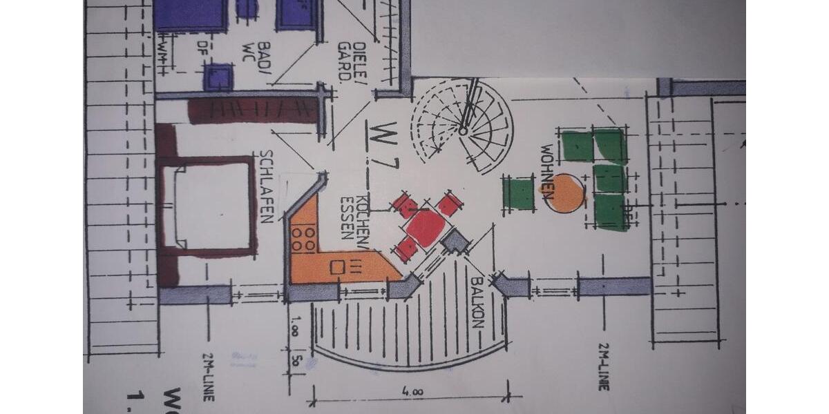 Maisonettenwohnung Bad Buchau - 3 Zimmer, 60 m&sup2;, 580&euro; | Angebot:26665989