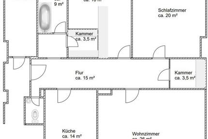 Wohnung Hof Altstadt - 4 Zimmer, 120 m&sup2;, 650&euro; | Angebot:26591661