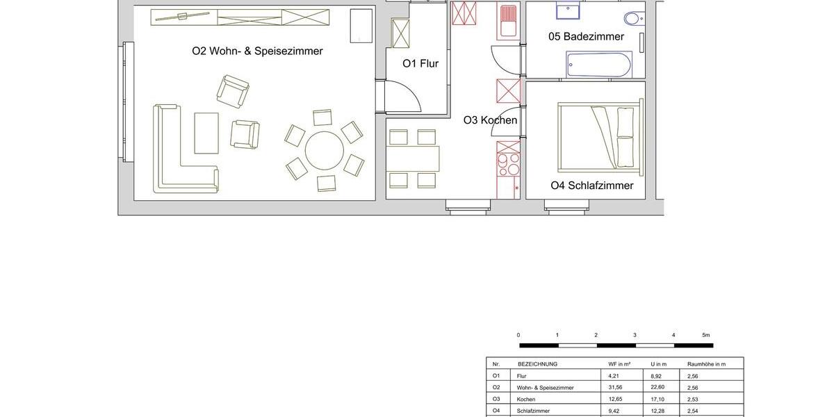 Etagenwohnung Lubmin - 2 Zimmer, 64 m&sup2;, 670&euro; | Angebot:26625056