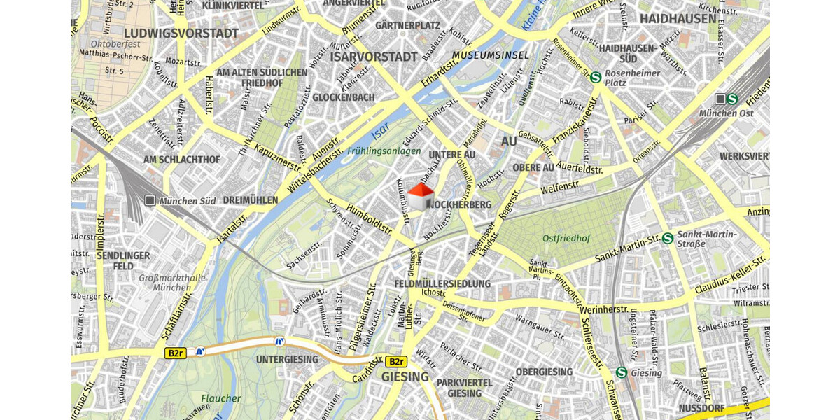 WINDISCH IMMOBILIEN - Helle 2-Zimmer-Wohnung am Kolumbusplatz - frei ab 01.03. - Etagenwohnung München Au-Haidhausen | Angebot:23465673