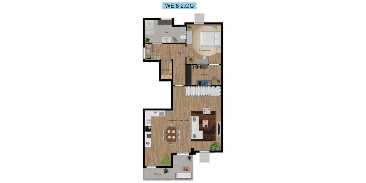 Maisonettenwohnung Hamm - 4 Zimmer, 128 m&sup2;, 1.700&euro; | Angebot:26618829