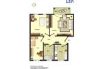 Etagenwohnung Ahlen Dolberg - 3 Zimmer, 59 m&sup2;, 549&euro; | Angebot:26147141