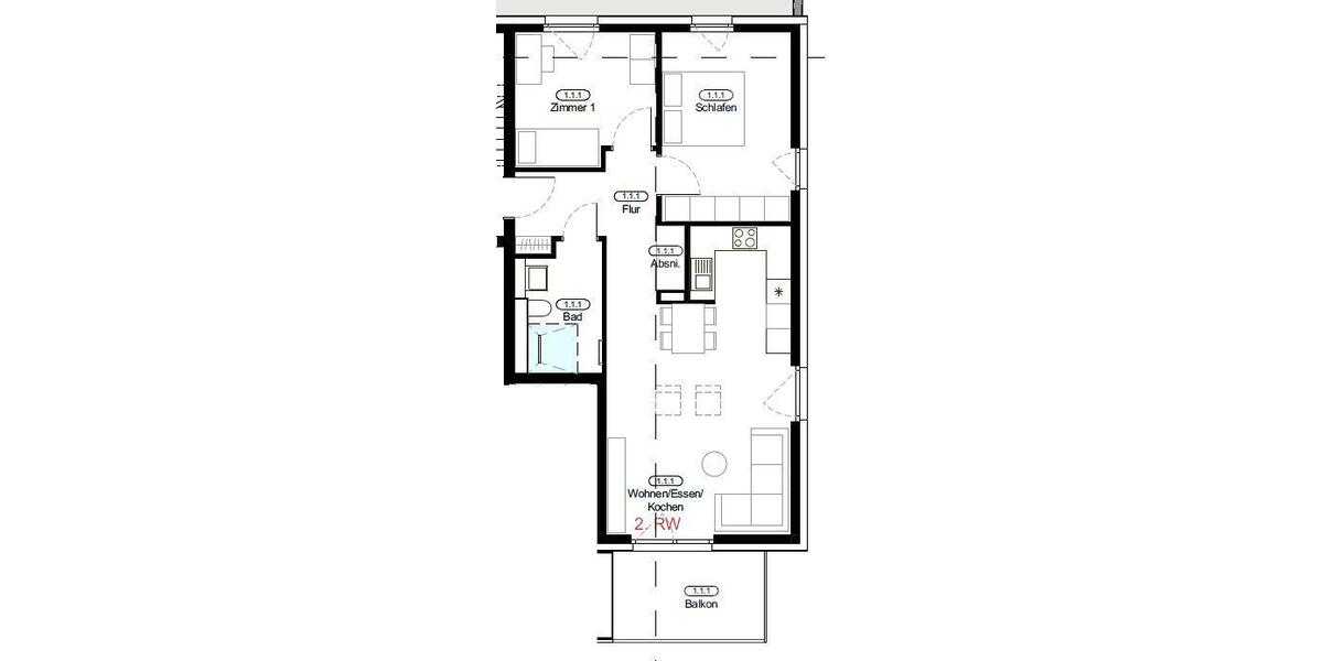 Etagenwohnung Remseck am Neckar - 3 Zimmer, 75 m&sup2;, 1.440&euro; | Angebot:25999506