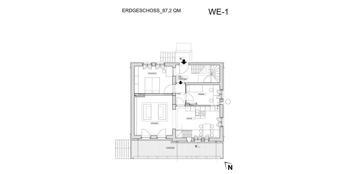 Terrassenwohnung Wandlitz - 4 Zimmer, 129 m&sup2;, 1.550&euro; | Angebot:26679288
