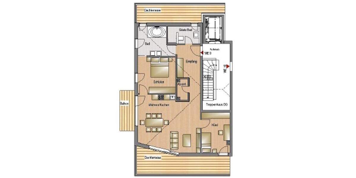 Etagenwohnung München Trudering-Riem - 3 Zimmer, 113 m&sup2;, 2.995&euro; | Angebot:25266063