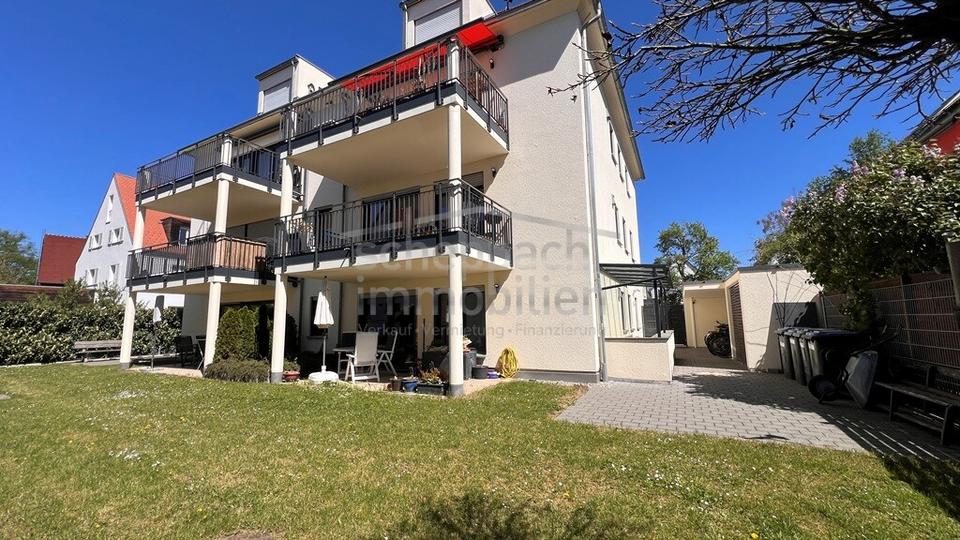 Erdgeschoßwohnung Neu-Ulm Ludwigsfeld - 3 Zimmer, 91 m&sup2;, 1.250&euro; | Angebot:26384438