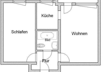 Wohnung zum Mieten in Bonn 500 € 50 m²