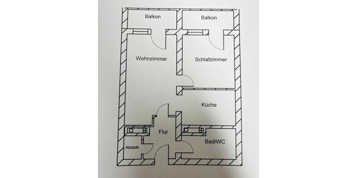 Etagenwohnung Oelsnitz (Vogtland) - 2 Zimmer, 57 m&sup2;, 340&euro; | Angebot:25223094