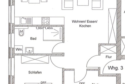 Wohnung Werlte - 3 Zimmer, 63 m&sup2;, 525&euro; | Angebot:25867753