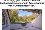 Dachgeschoßwohnung Gummersbach - 3.5 Zimmer, 67 m&sup2;, 970&euro; | Angebot:24846413