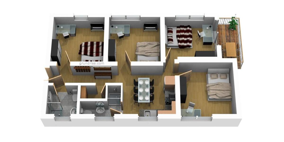 Wohnen auf Zeit Oldenburg Ziegelhof - 1 Zimmer, 16 m&sup2;, 550&euro; | Angebot:25079841