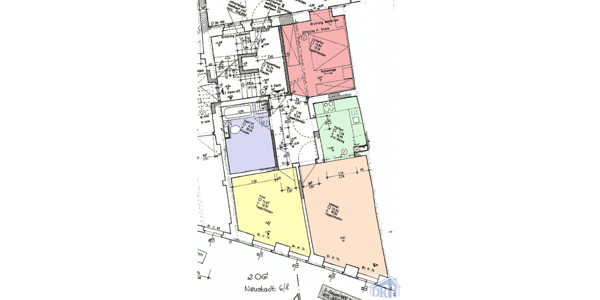 Etagenwohnung Zittau - 3 Zimmer, 81 m&sup2;, 405&euro; | Angebot:25719734