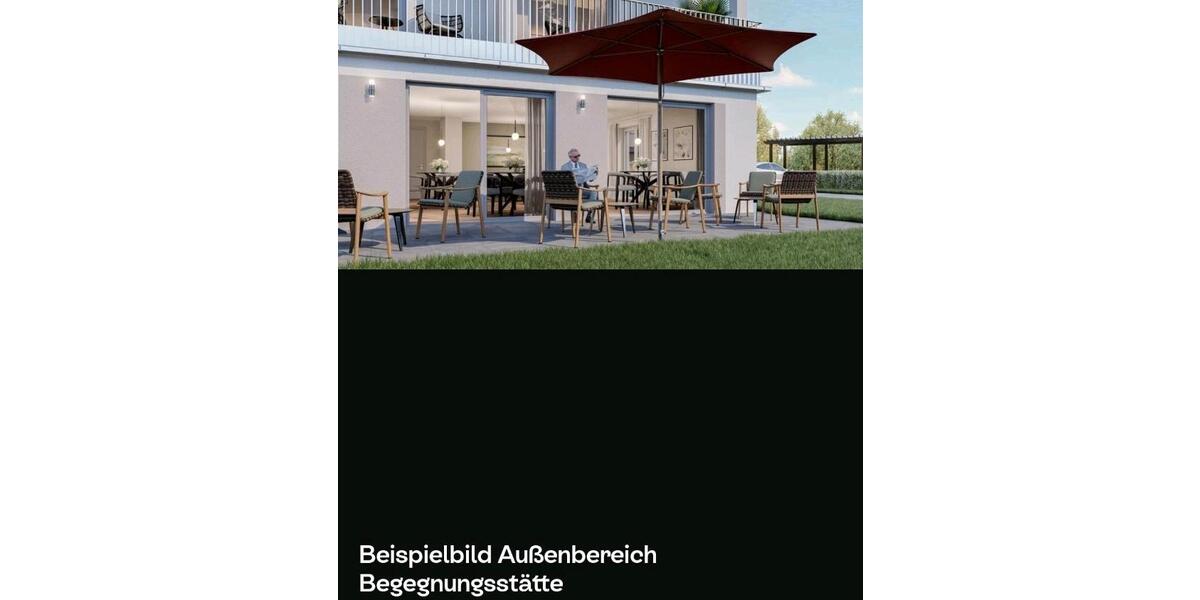 Erstbezug 1,5-ZKB Wohnung 1.OG im Betreuten Wohnen in Wehringen 1.5 zimmer