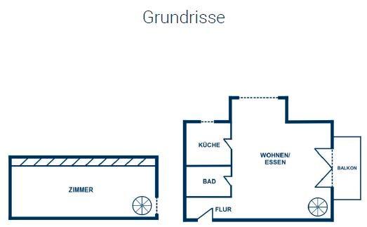Maisonettenwohnung Lauingen (Donau) - 2 Zimmer, 57 m&sup2;, 600&euro; | Angebot:26600689