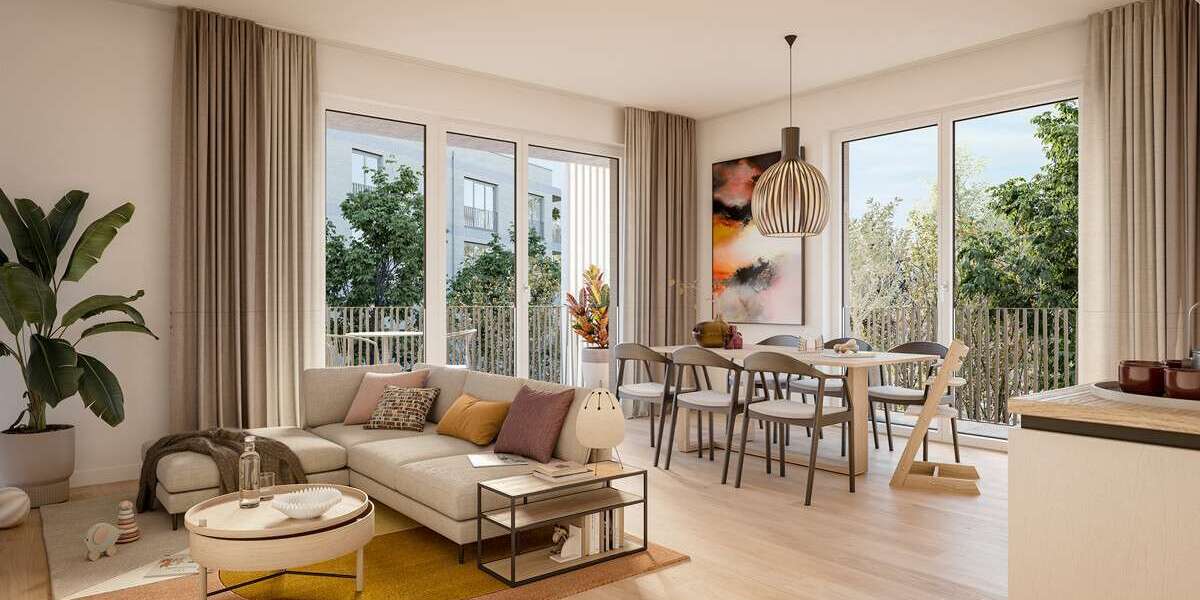 Etagenwohnung Oberschleißheim - 3 Zimmer, 87 m&sup2;, 1.840&euro; | Angebot:25914095