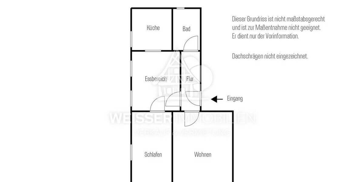 Etagenwohnung Fürth Espan - 2 Zimmer, 58 m&sup2;, 530&euro; | Angebot:26160614
