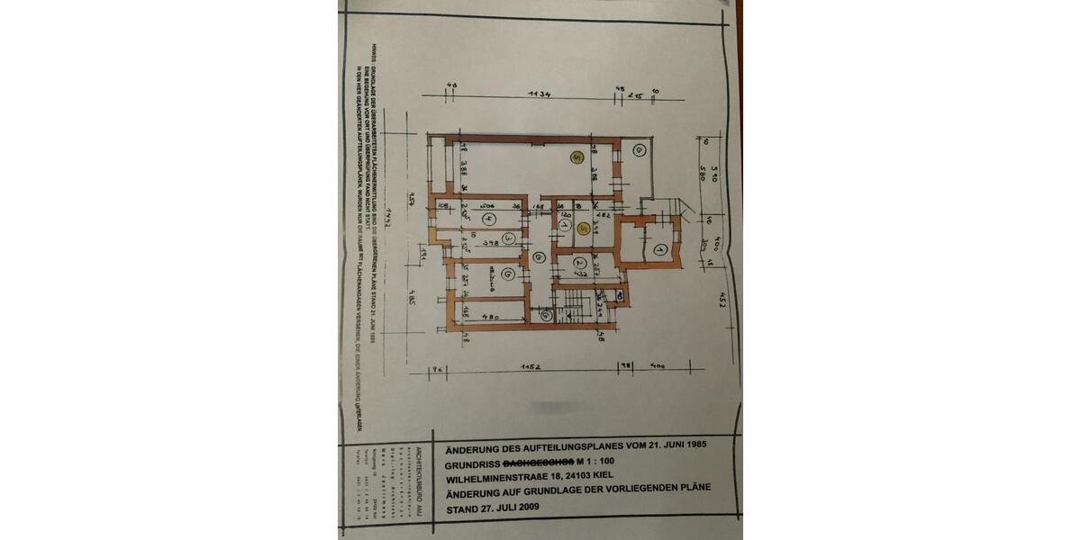 Dachgeschoßwohnung Kiel - 4 Zimmer, 127 m&sup2;, 1.590&euro; | Angebot:25831332