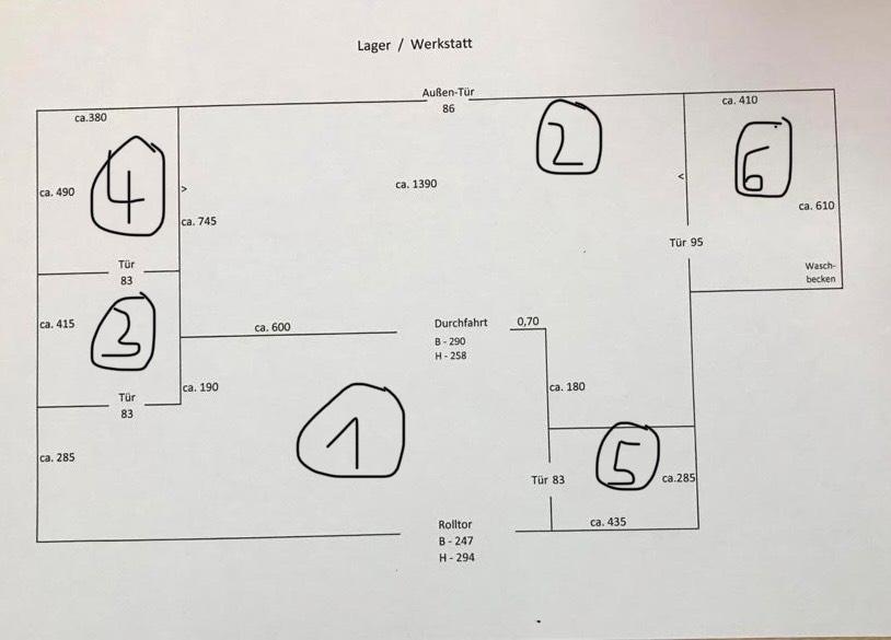 Ebenerdig WerkstattLagerBüro 275 qm 7€qm Rolltor 18107 HRO zimmer