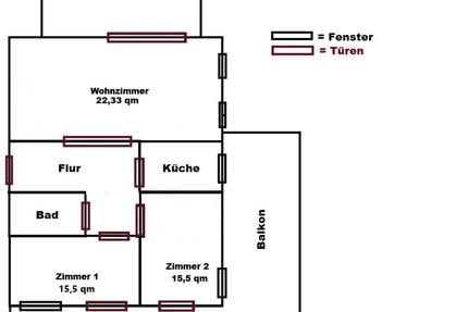 Wohnung Berlin Neukölln - 3 Zimmer, 74 m&sup2;, 1.000&euro; | Angebot:25258927