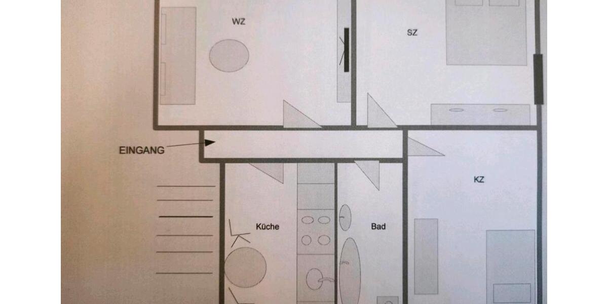 3 Raumwohnung in Dobitschen EG 3 zimmer