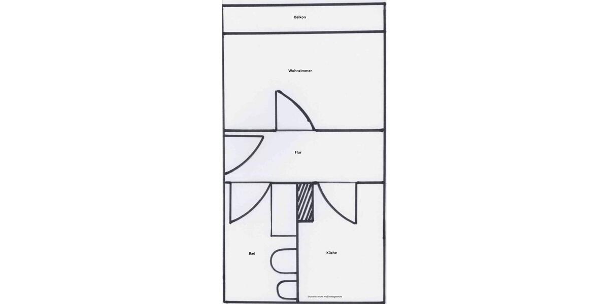 Dachgeschoßwohnung Klipphausen - 1 Zimmer, 39 m&sup2;, 300&euro; | Angebot:26147458