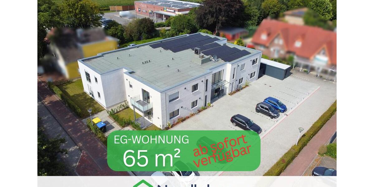 Erdgeschoßwohnung Barßel - 2 Zimmer, 65 m&sup2;, 675&euro; | Angebot:26593182