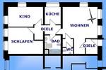 Etagenwohnung Greiz Irchwitz - 3 Zimmer, 90 m&sup2;, 450&euro; | Angebot:24807291