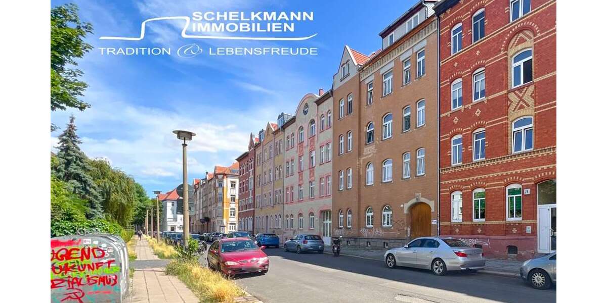 Etagenwohnung Erfurt Johannesvorstadt - 2 Zimmer, 45 m&sup2;, 498&euro; | Angebot:27072130