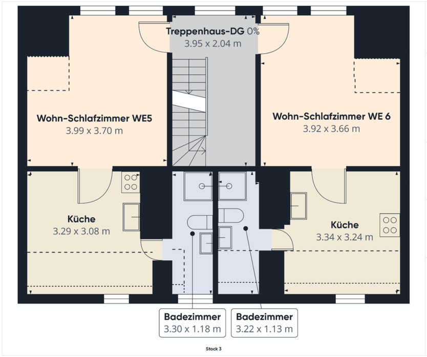 1 Raum Wohnung zu Vermieten in Bester Lage von Halberstadt