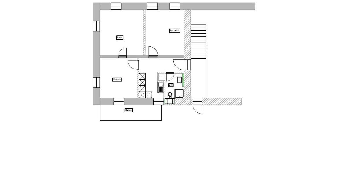 Etagenwohnung Rheinfelden (Baden) - 3 Zimmer, 69 m&sup2;, 1.010&euro; | Angebot:26611929