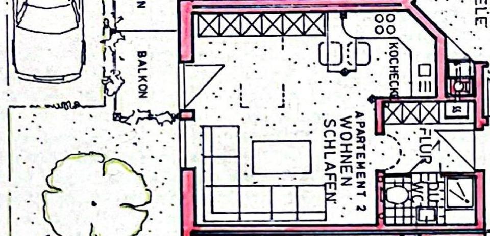 Etagenwohnung Weiden in der Oberpfalz - 1 Zimmer, 31 m&sup2;, 430&euro; | Angebot:26662942