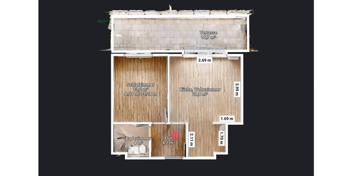Etagenwohnung Magdeburg / Kannenstieg Kannenstieg - 2 Zimmer, 56 m&sup2;, 480&euro; | Angebot:26585740