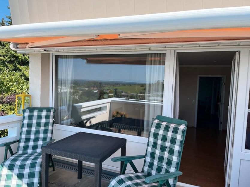 Unterkunft in hübscher Wohnung mit Seeblick