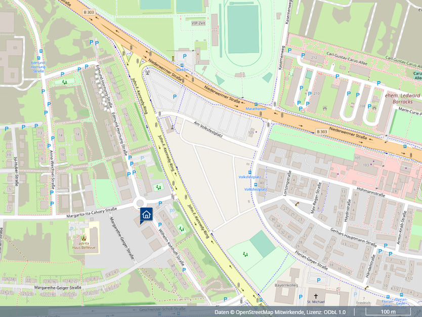 Attraktive Fläche für BäckereiCafé in Schweinfurt, Bellevue zimmer