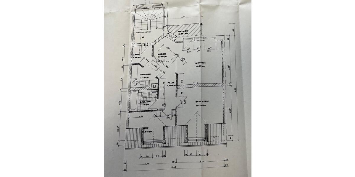 Dachgeschoßwohnung Gera Alt-Bieblach - 3 Zimmer, 62 m&sup2;, 397&euro; | Angebot:25253673