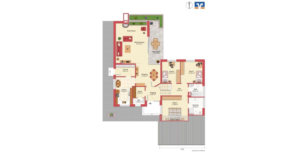 Einfamilienhaus Oldendorf - 4 Zimmer, 125 m&sup2;, 1.250&euro; | Angebot:25476125