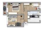 Etagenwohnung Seeland Gatersleben - 3 Zimmer, 58 m&sup2;, 395&euro; | Angebot:26064545