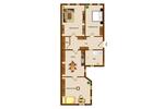 Dachgeschoßwohnung Magdeburg Nordwest - 3 Zimmer, 75 m&sup2;, 769&euro; | Angebot:26652793
