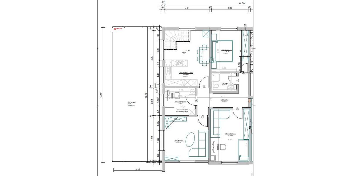 Etagenwohnung Höchenschwand - 3.5 Zimmer, 102 m&sup2;, 963&euro; | Angebot:26585699