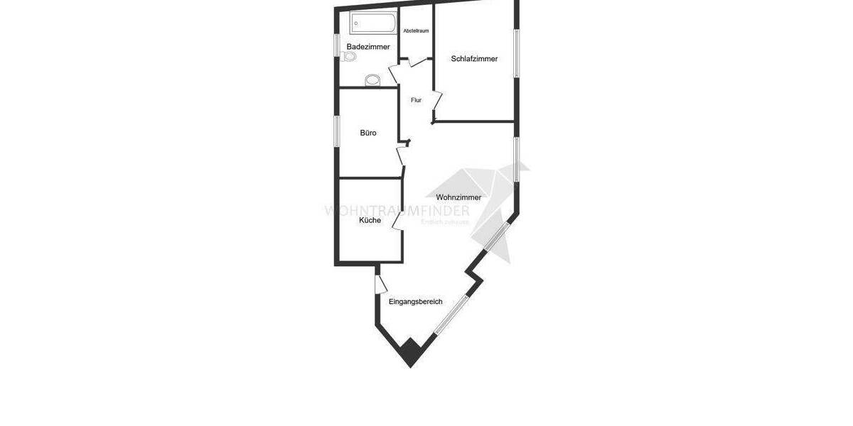 Etagenwohnung Meerane - 3 Zimmer, 60 m&sup2;, 365&euro; | Angebot:24544987