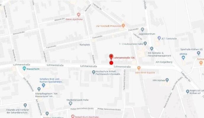 Etagenwohnung Köthen (Anhalt) Köthen - 2 Zimmer, 61 m&sup2;, 330&euro; | Angebot:25666894