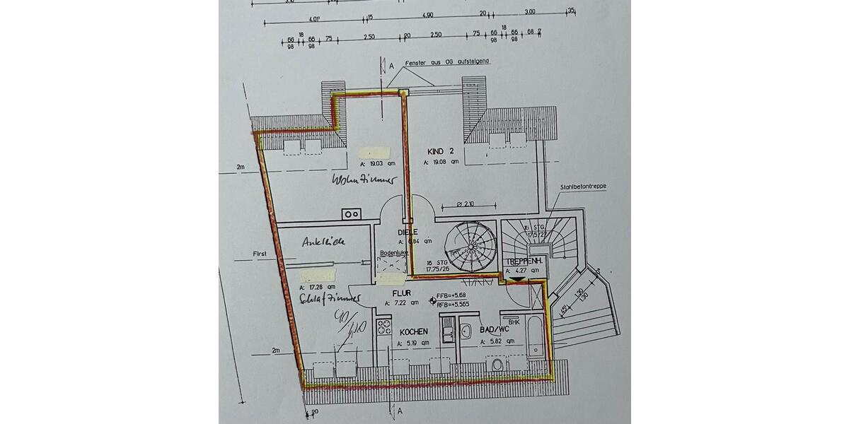 Dachgeschoßwohnung Lichtentanne - 2 Zimmer, 58 m&sup2;, 510&euro; | Angebot:26214262