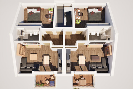 Wohnung Regensburg Gallingkofen - 2 Zimmer, 62 m&sup2;, 1.125&euro; | Angebot:25370347