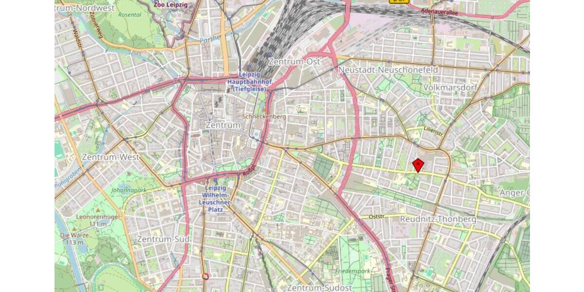 Etagenwohnung Leipzig Zentrum-Ost - 4 Zimmer, 106 m&sup2;, 1.595&euro; | Angebot:26190678