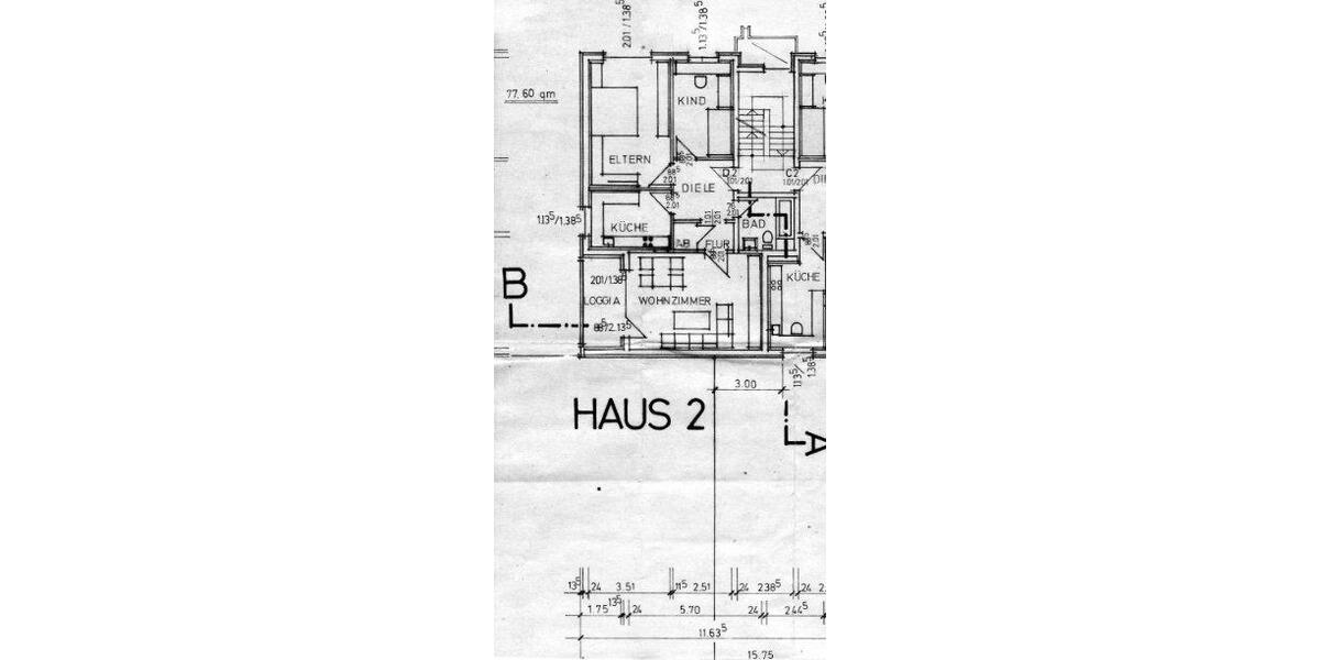 Etagenwohnung Kamen - 3 Zimmer, 78 m&sup2;, 647&euro; | Angebot:26062582