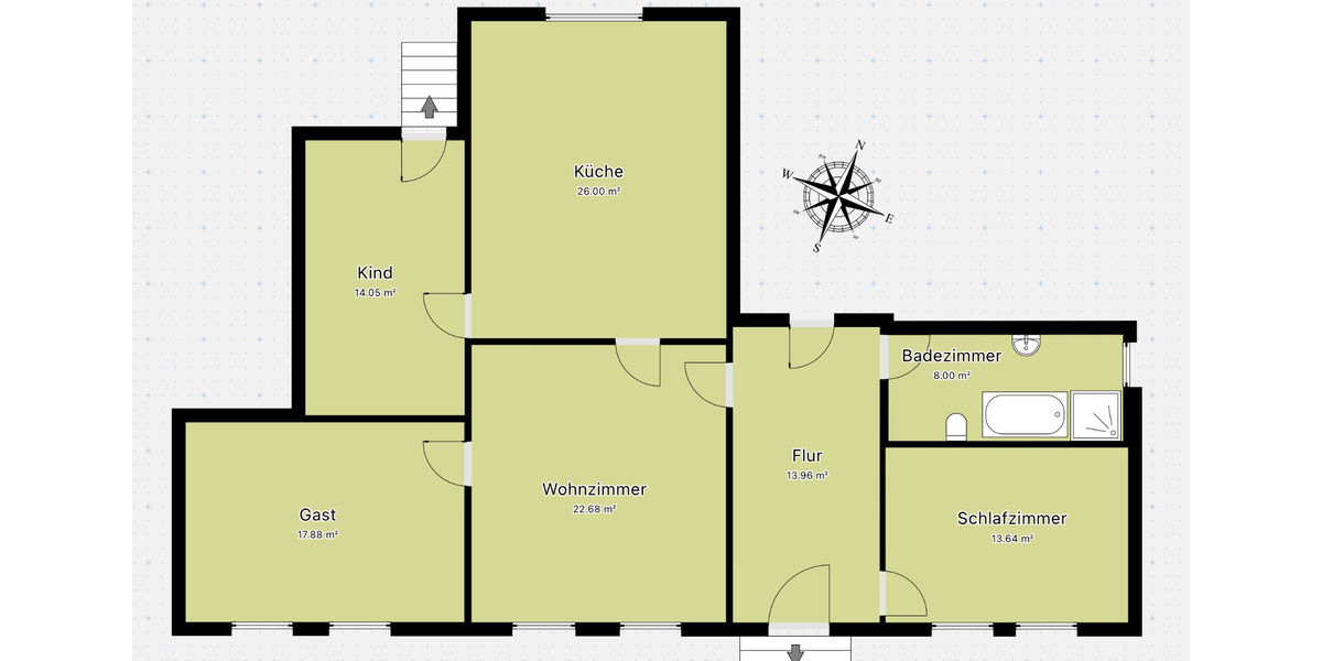 Hochparterre Arneburg - 4 Zimmer, 117 m&sup2;, 719&euro; | Angebot:23729732
