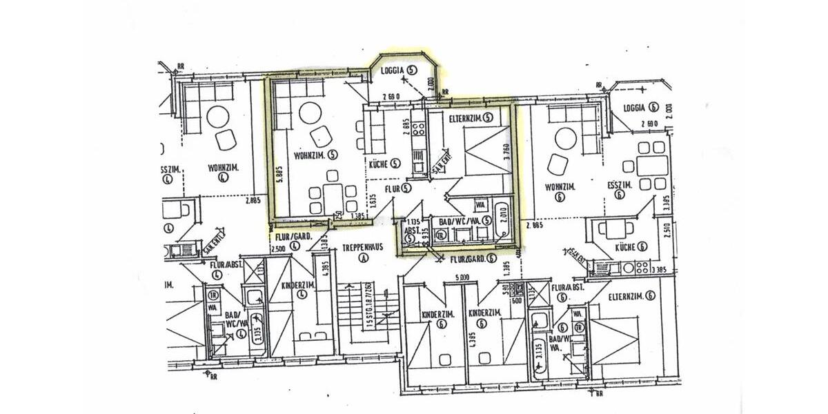 Etagenwohnung Xanten - 2.5 Zimmer, 57 m&sup2;, 650&euro; | Angebot:25965153