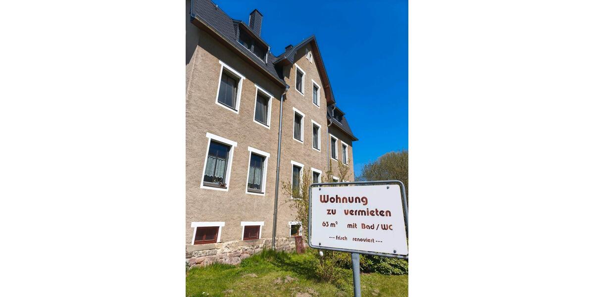 Erdgeschoßwohnung Burkhardtsdorf - 2 Zimmer, 63 m&sup2;, 315&euro; | Angebot:26631303
